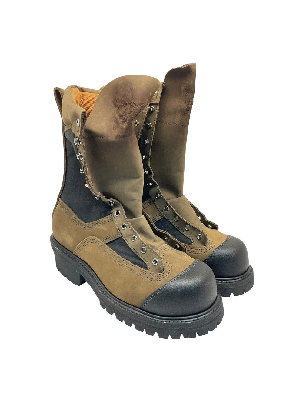 Hoffman Men's XT Powerline Composite Toe Work Boots *Made In USA* Brown Size 8D